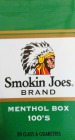 SMOKIN JOES MENTHOL 100 BOX 